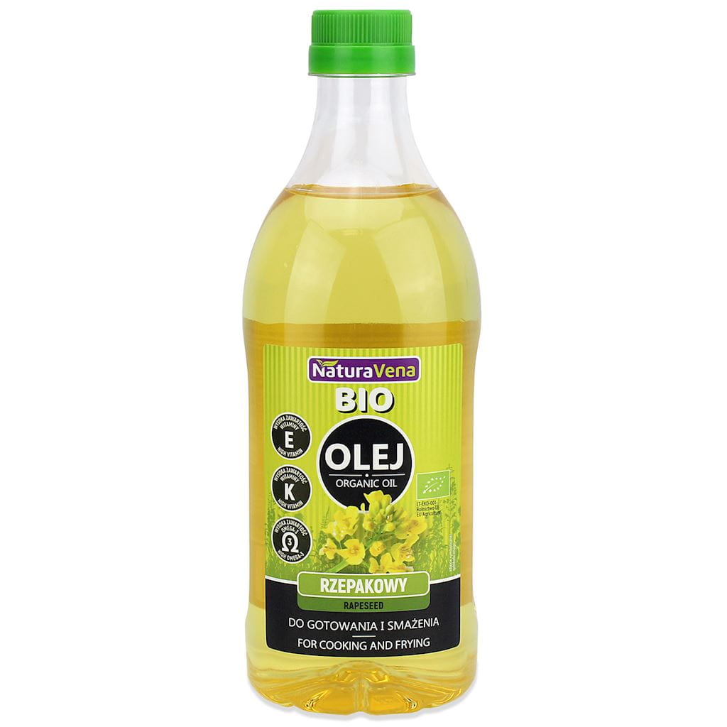 HUILE DE COLZA BIO POUR LA CUISSON ET LA FRITURE 1 L - NATURAVENA DDM: 11-2026
