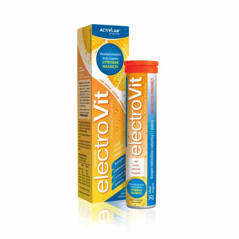 ActivLab ElectroVit, saveur orange, 20 comprimés DDM: 11-2026