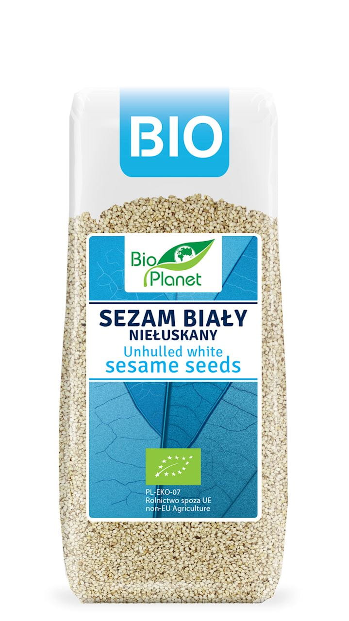 Sésame blanc non décortiqué bio 200 g - BIO PLANET DDM: 10-2026
