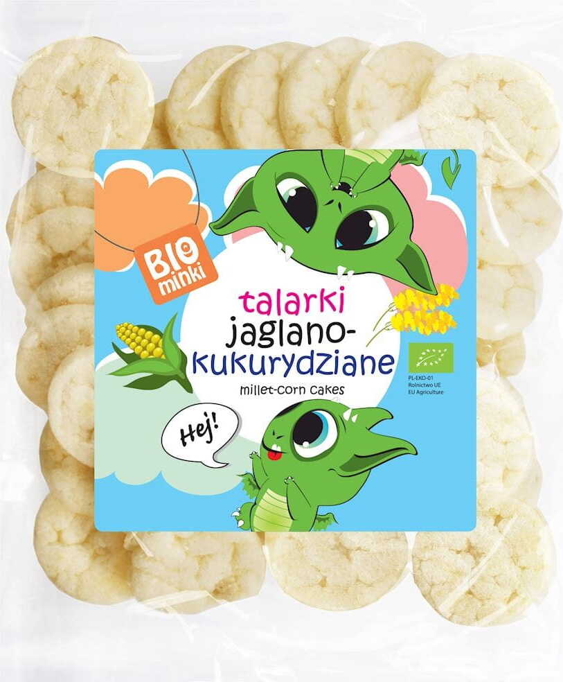 GALETTES AU MILLEET ET AU MAÏS BIO 55 g - BIOMINKI DDM: 12-2026