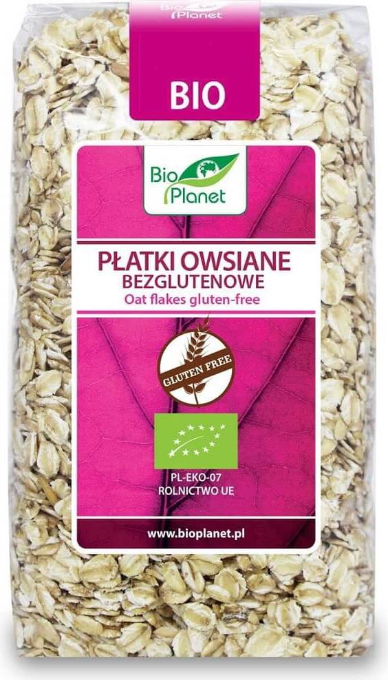 FLOCONS D'AVOINE SANS GLUTEN BIO 300 g - BIO PLANET DDM: 09-2026