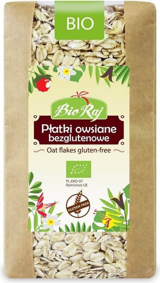 FLOCONS D'AVOINE SANS GLUTEN BIO 350 g - BIO RAJ DDM: 09-2026