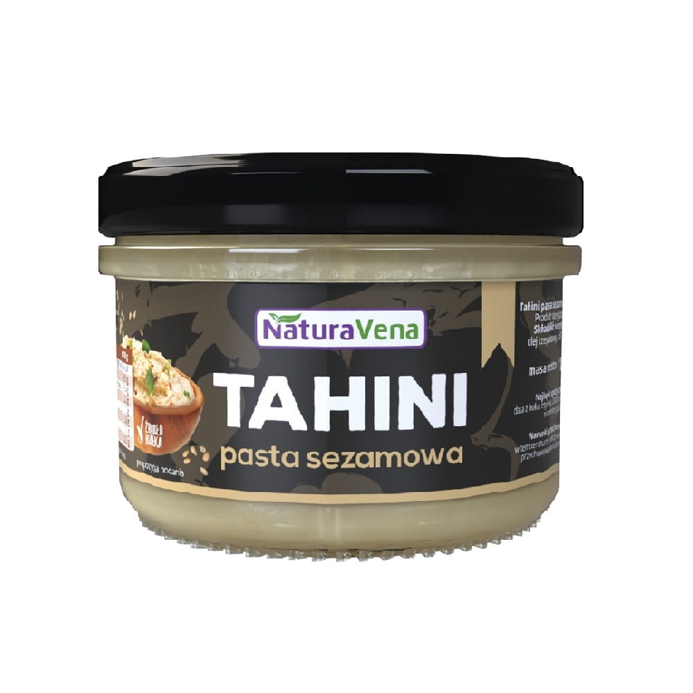 Pâte de sésame Tahini 100 % naturelle, 185 g DDM: 11-2026