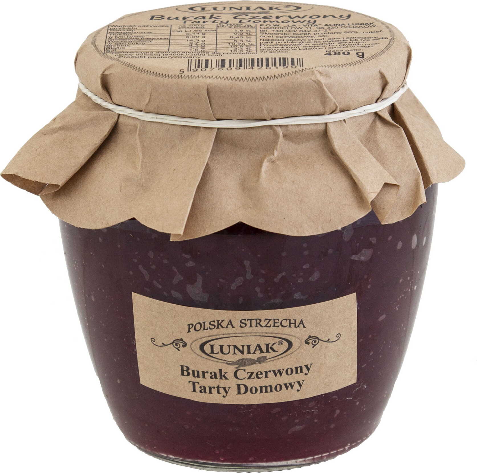 Betterave rouge râpée maison 480 g DDM: 10-2026