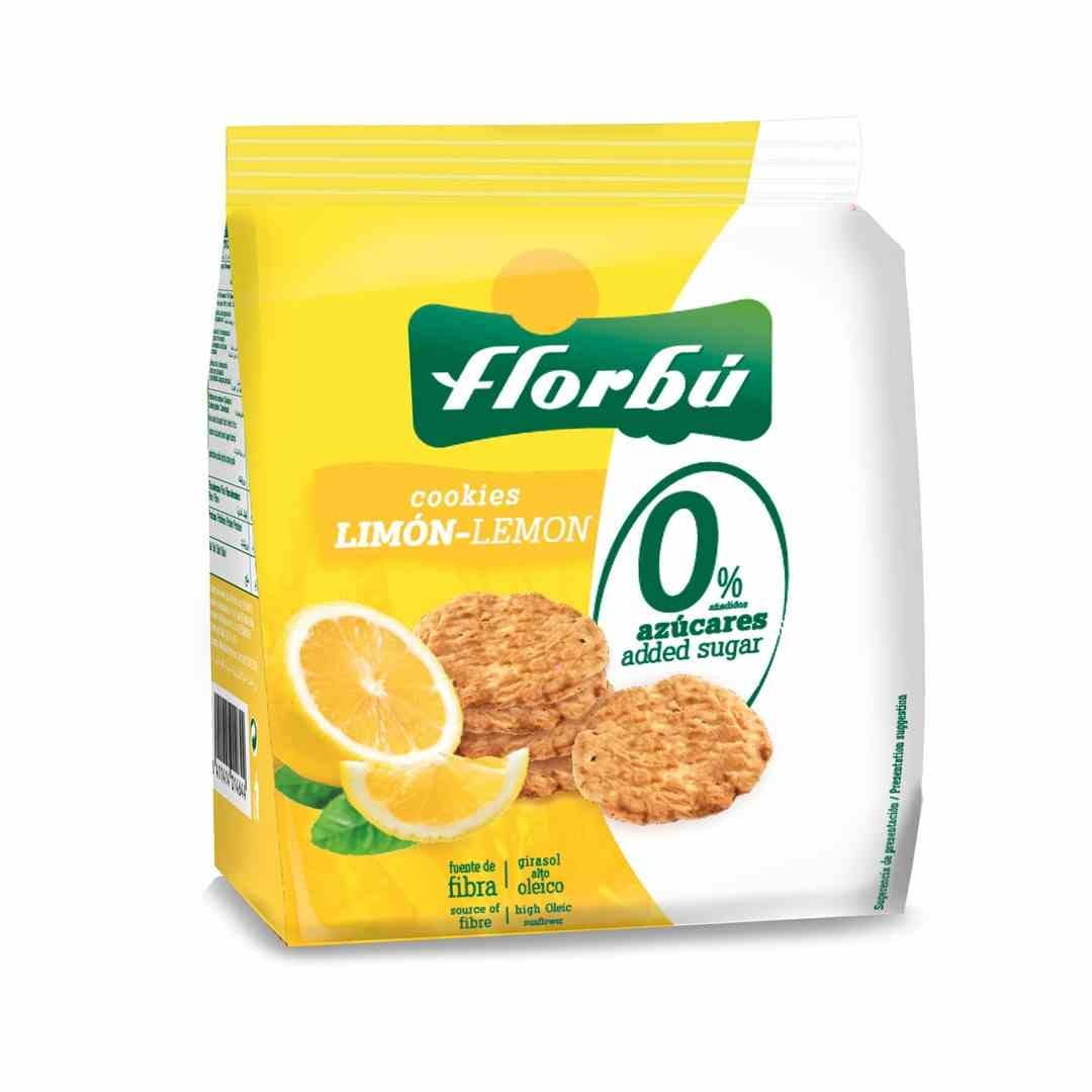 Biscuits au citron sans sucre ajouté, 130 g DDM: 09-2026