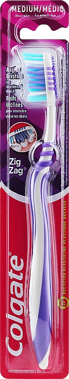 COLGATE ZIG ZAG PLUS KOHLE ZAHNBÜRSTE MEDIUM