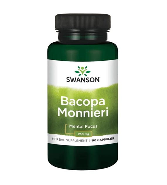 Bacopa à petites feuilles 250mg bacopa monniera 90 gélules SWANSON