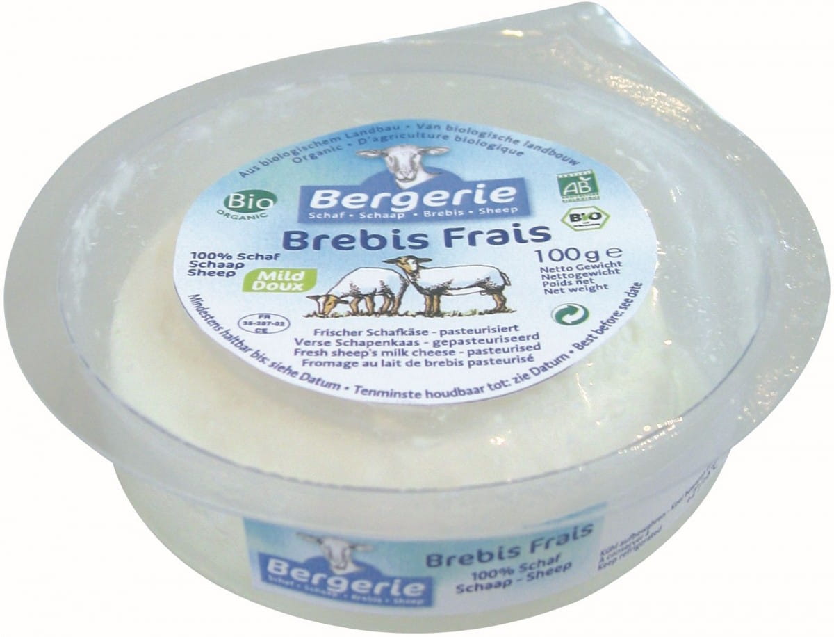Fromage caillé de brebis BIO 100 g - BERGERIE