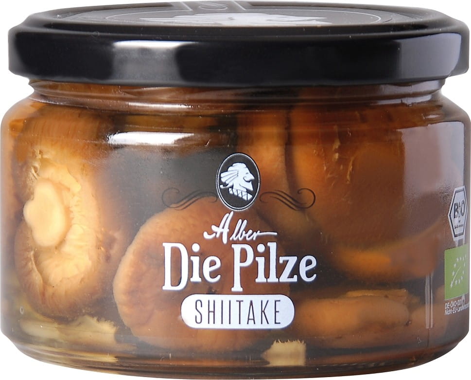 Shiitake en saumure BIO 250 g - ALBER