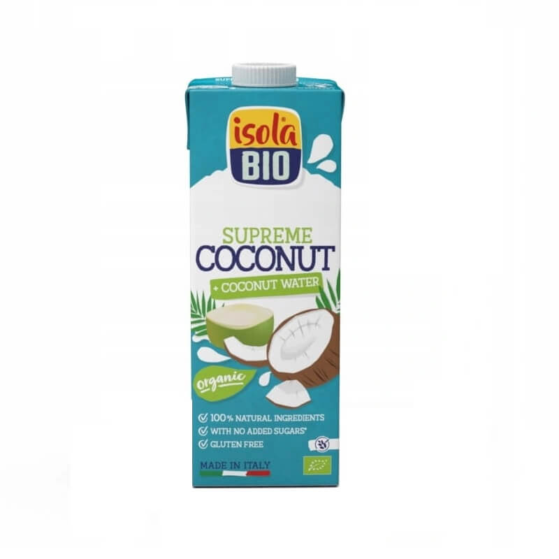Boisson coco à l'eau de coco sans gluten BIO 1000 ml ISOLA bio