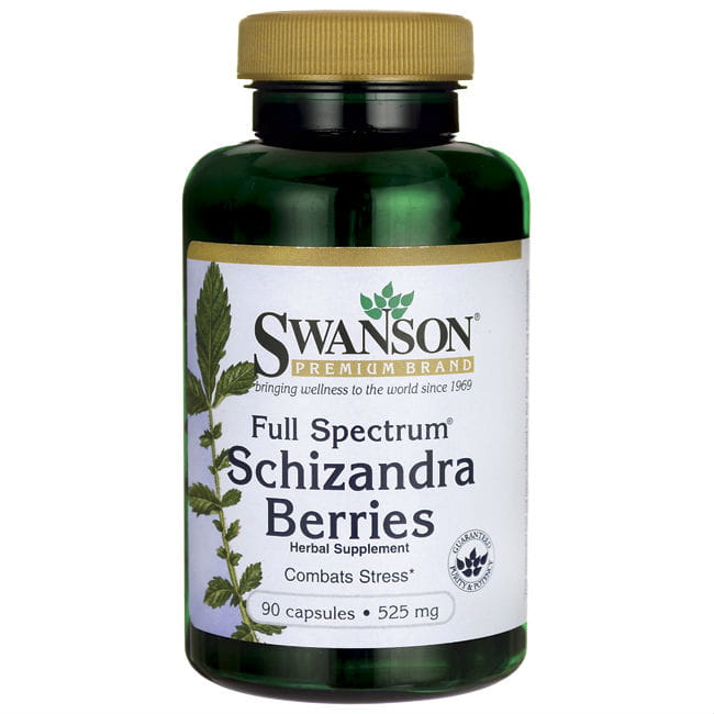 Baies de schizandra 525mg baies de schizandra 90 gélules de SWANSON