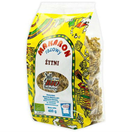 Pâtes (seigle complet) gimletki BIO 400 g - BABALSCY
