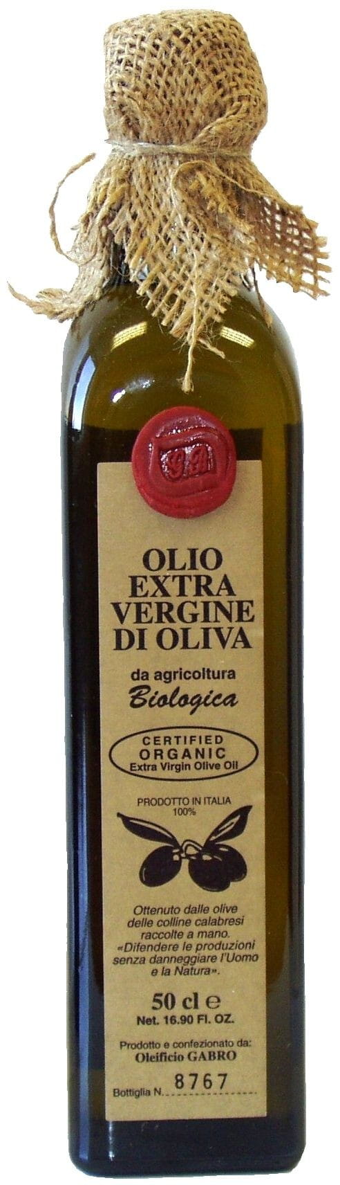 Huile d'olive extra vierge "GABRO" BIO 250 ml - GABRO