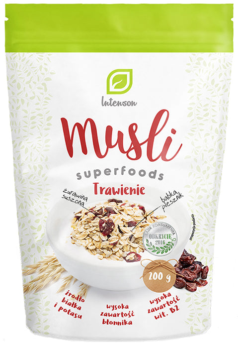 Muesli avoine + digestion 200g INTENSON