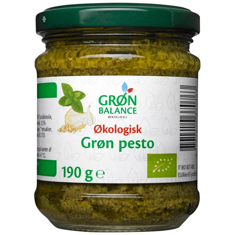 Pesto de basilic aux noix de cajou BIO 190 g - GRON BALANCE