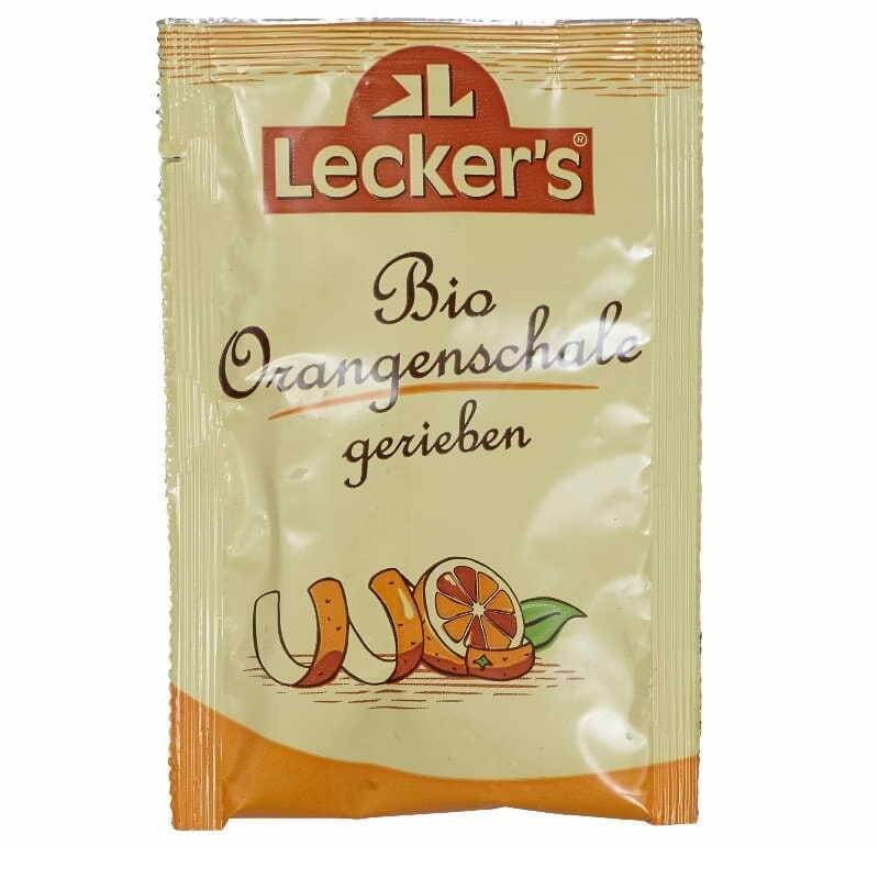 Ecorces d'oranges confites BIO 100 g LECKER'S