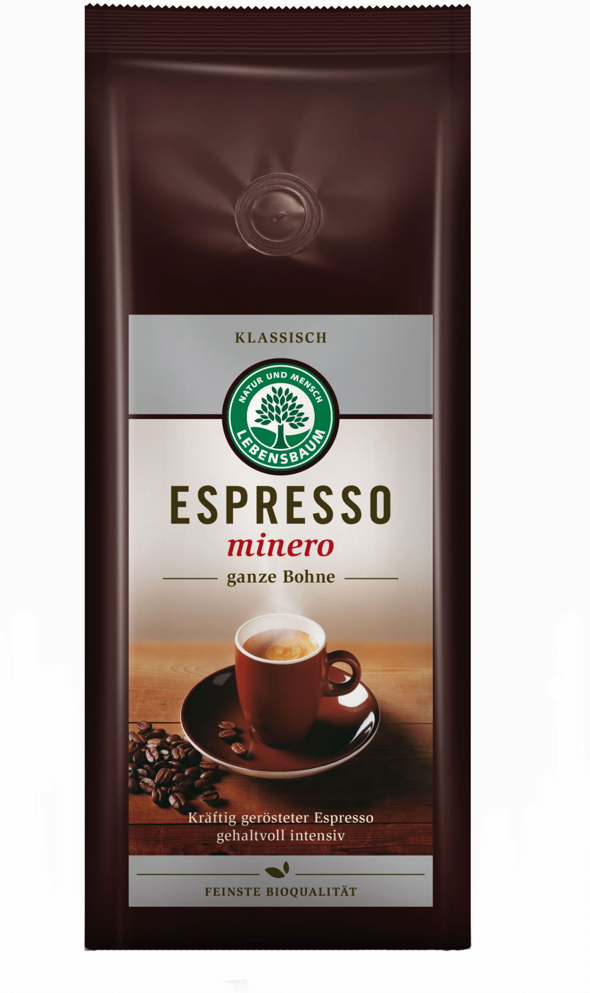 Café en grains Arabica / Robusta BIO 250 g - LEBENSBAUM
