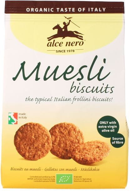 Biscuits au muesli BIO 250 g - ALCE NERO