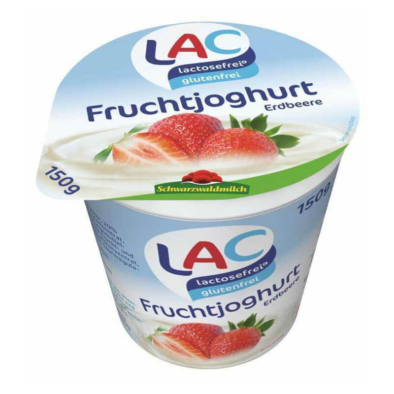 Yaourt à la fraise sans lactose 150 g SCHWARZWALDMILCH
