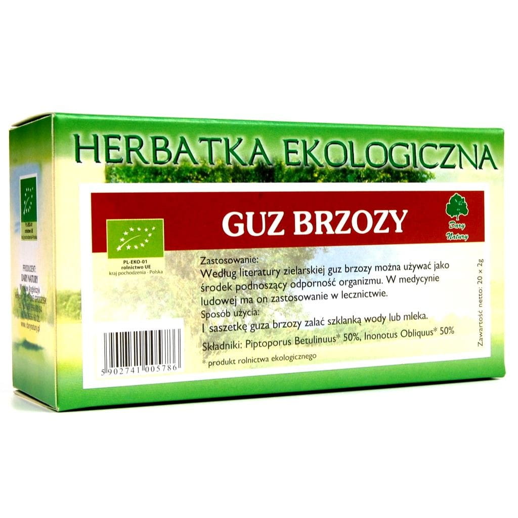 Tisane de tumeur de bouleau BIO (20 x 2 g) - CADEAUX DE LA NATURE