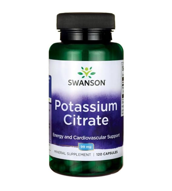 Citrate de Potassium 120 gélules SWANSON