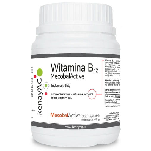 Vitamine B12 Méthylcobalamine 500mcg 300 gélules KENAY