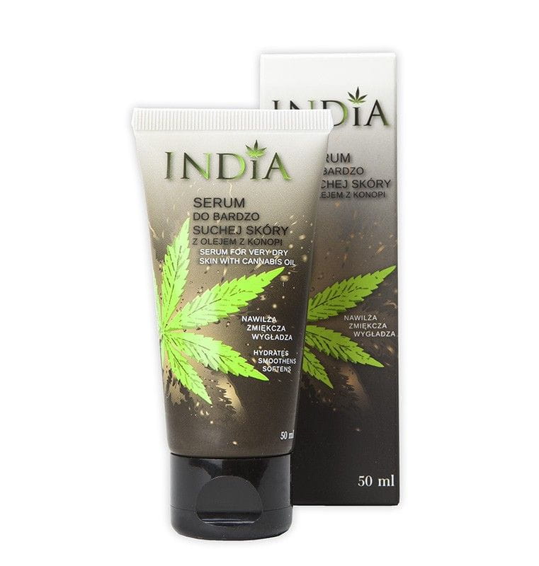 INDIA COSMETICS sérum peaux très sèches visage et corps à l'huile de chanvre 50 ml