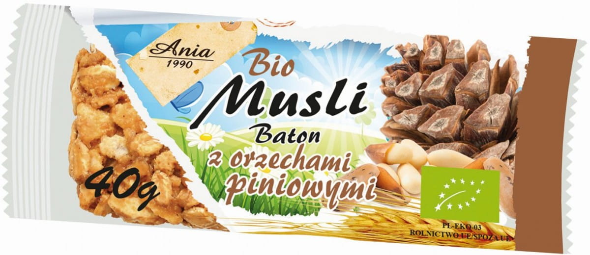Barre muesli aux pignons BIO 40 g - BIO ANIA