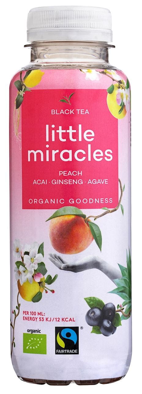 Boisson énergisante au goût de thé noir BIO 330 ml - LITTLE MIRACLES