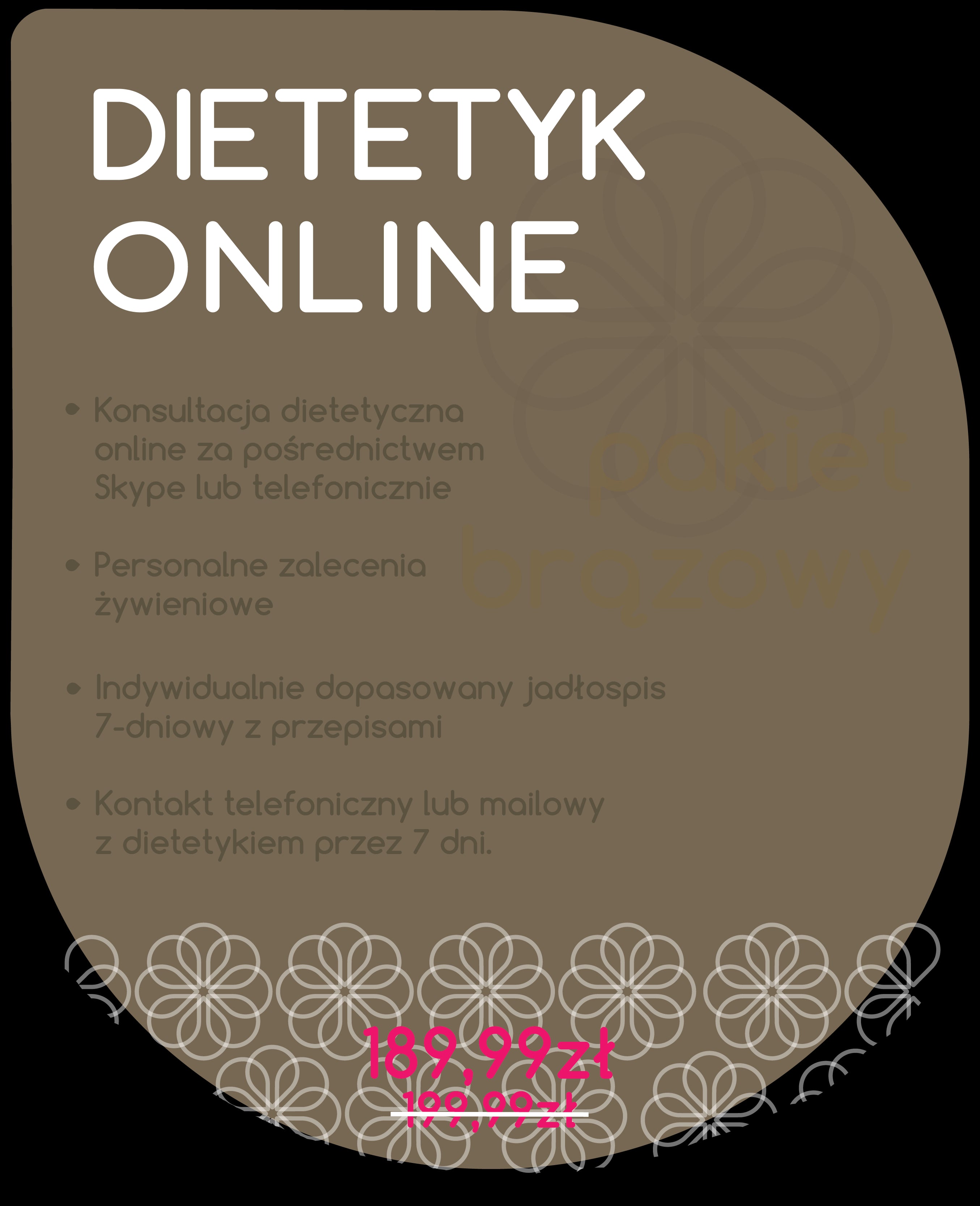 Forfait Nutritionniste en ligne Brown