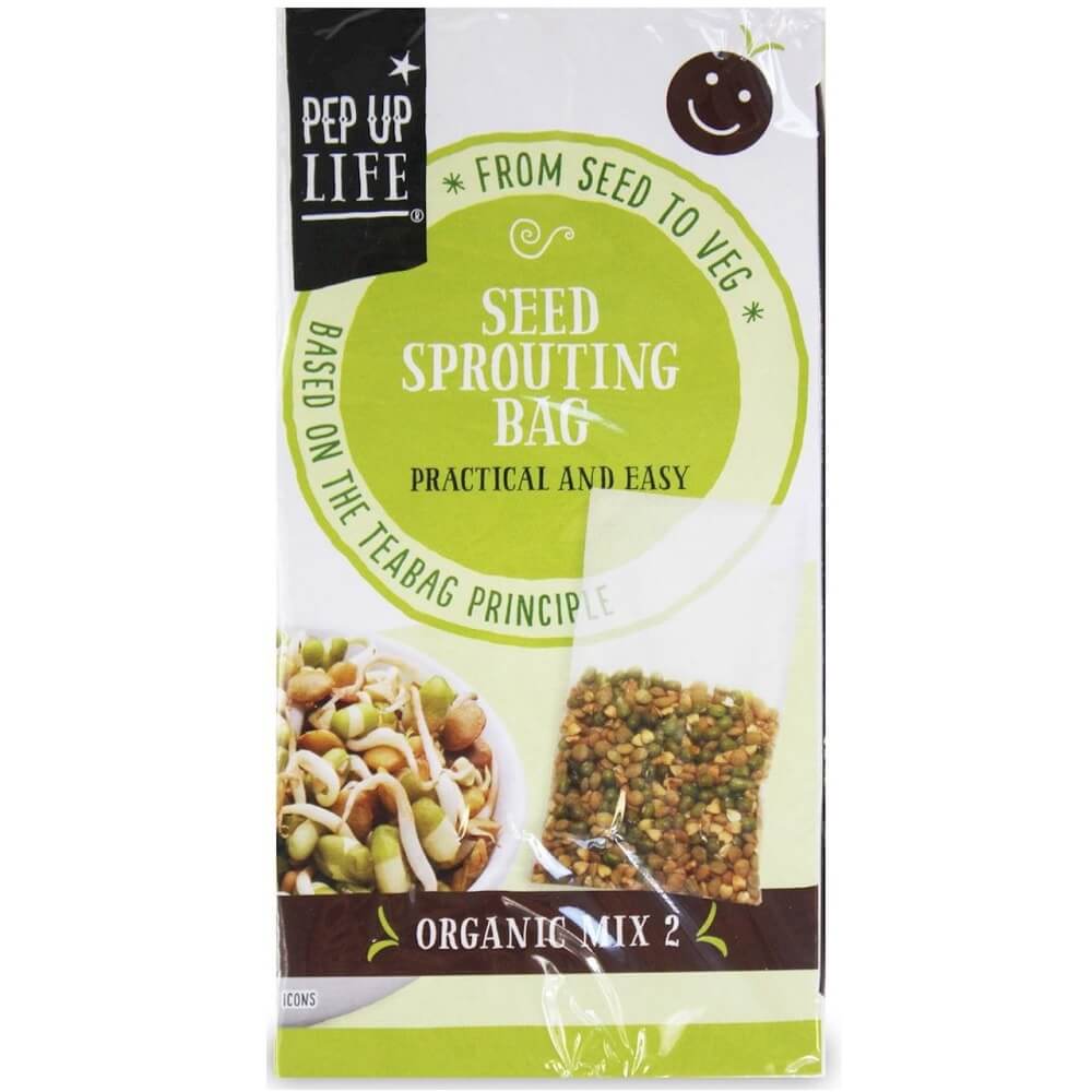Mélange de graines à germer (haricot mungo, lentille, sarrasin, moutarde) BIO 4 x 20 g (80 g) - PEP UP LIFE