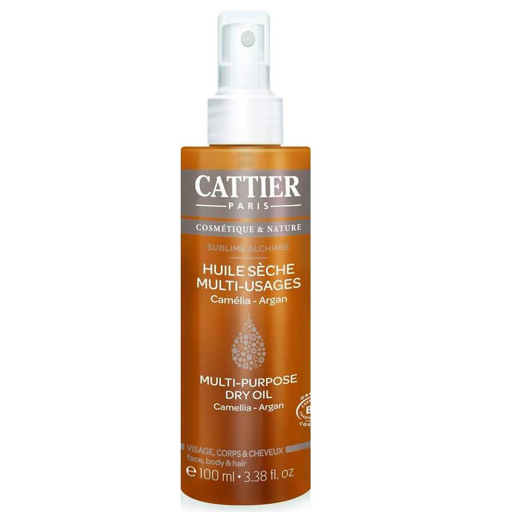 Huile sèche hydratante corps, visage et cheveux ECO 100 ml - CATTIER