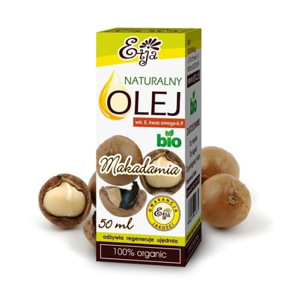 Huile de macadamia BIO non raffinée 50 ml ETJA
