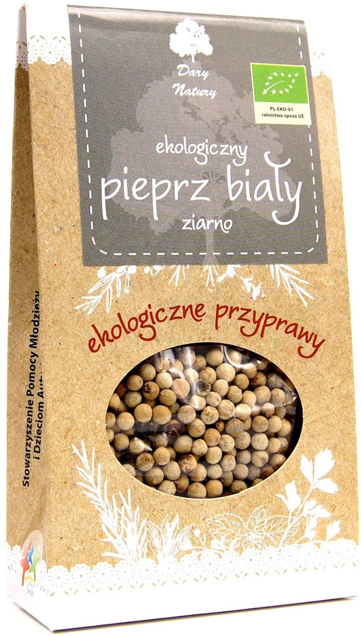 Grain de poivre blanc BIO 30 g - CADEAUX DE LA NATURE