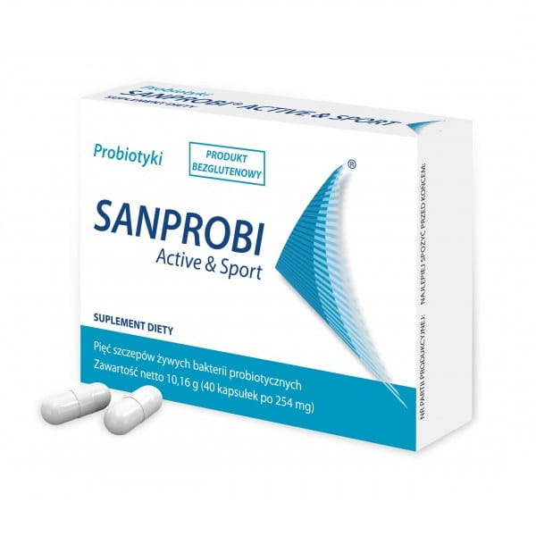Probiotiques actifs & sportifs 40 gélules SANPROBI