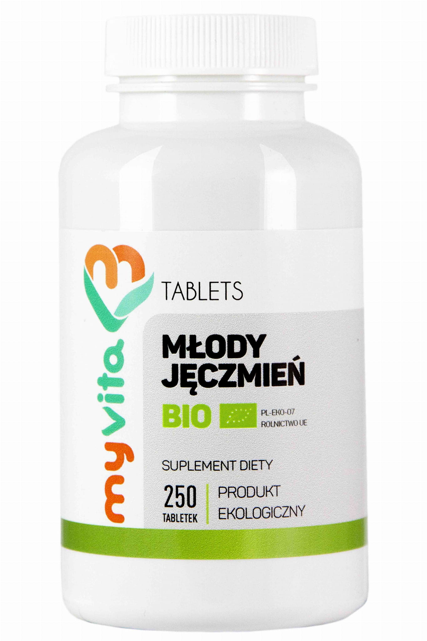 Jeune orge verte BIO 250 comprimés 500 mg MYVITA