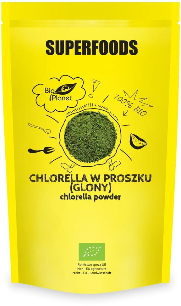Chlorelle en poudre (algue) BIO 200 g - BIO PLANET