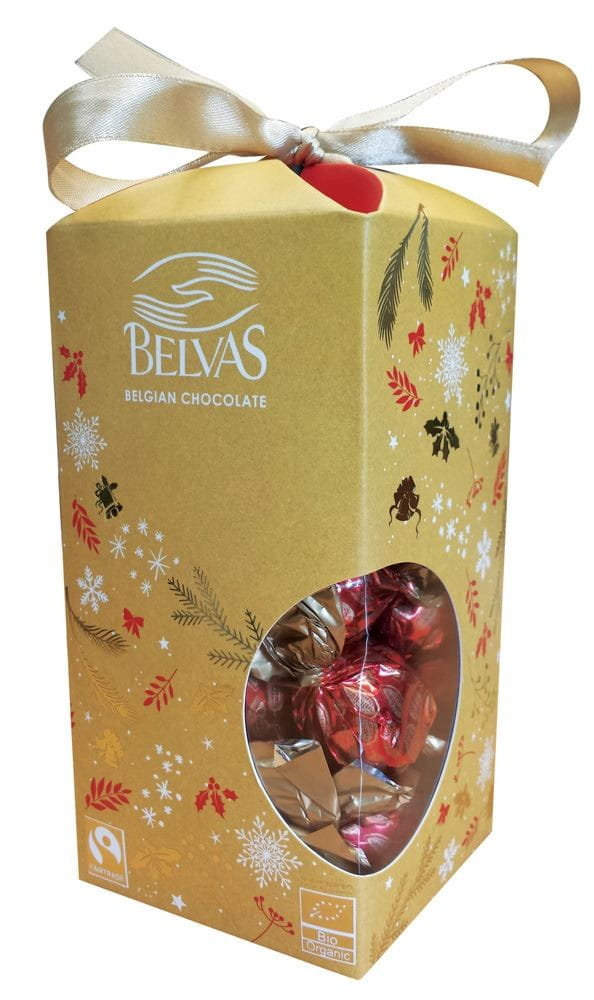 Chocolats de Noël pralinés BIO 150 g - BELVAS