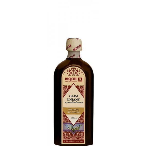 Huile de graines de lin Budwig, pressée à froid, riche en graines de lin 250ml BIOOIL