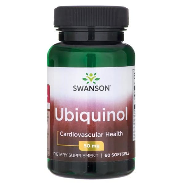 Coenzyme active Q10 kaneka 50mg ubiquinol ubiquinol 60 gélules SWANSON