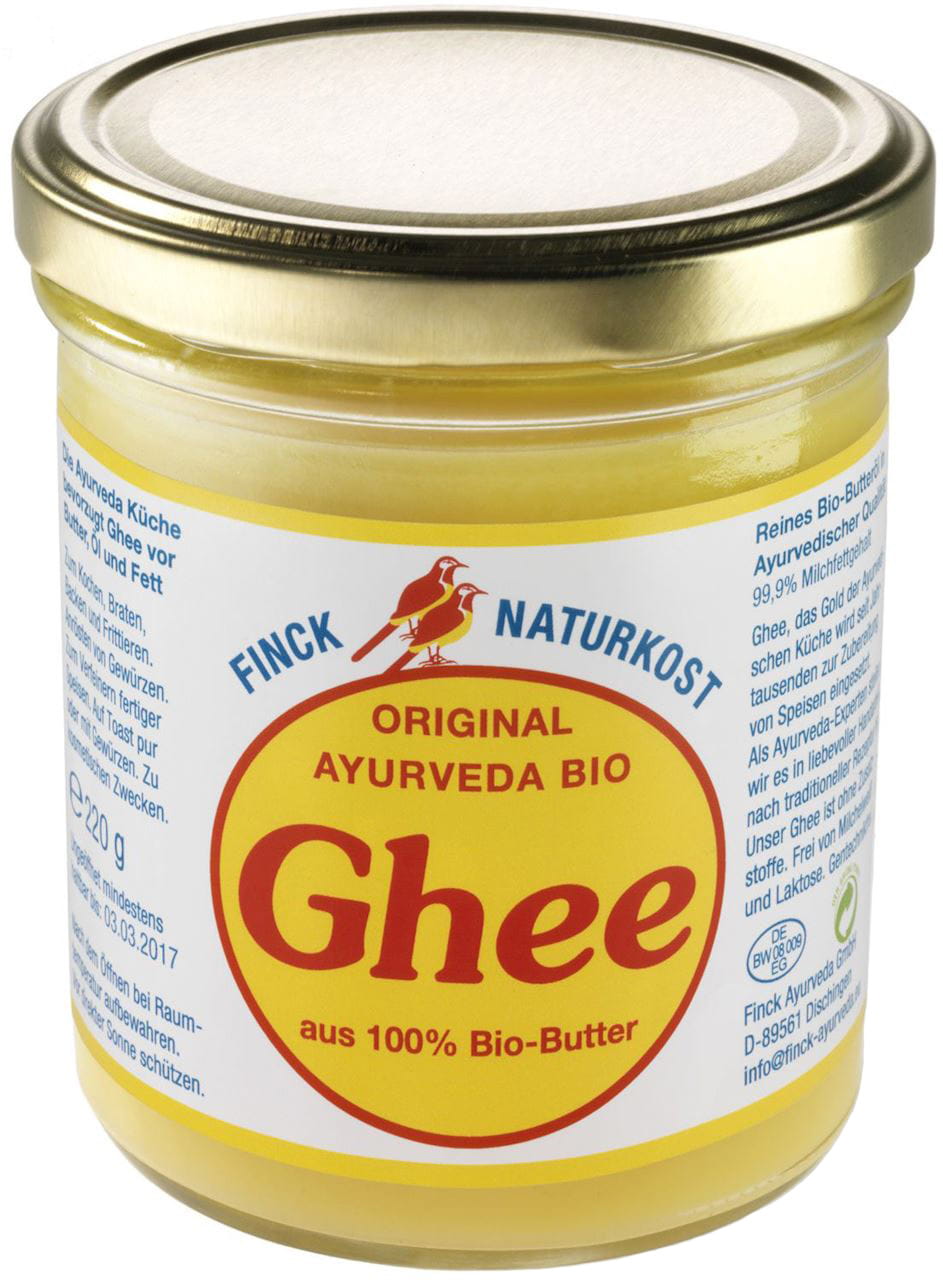 GHEE BIO beurre clarifié 220 g - finck ayurveda –