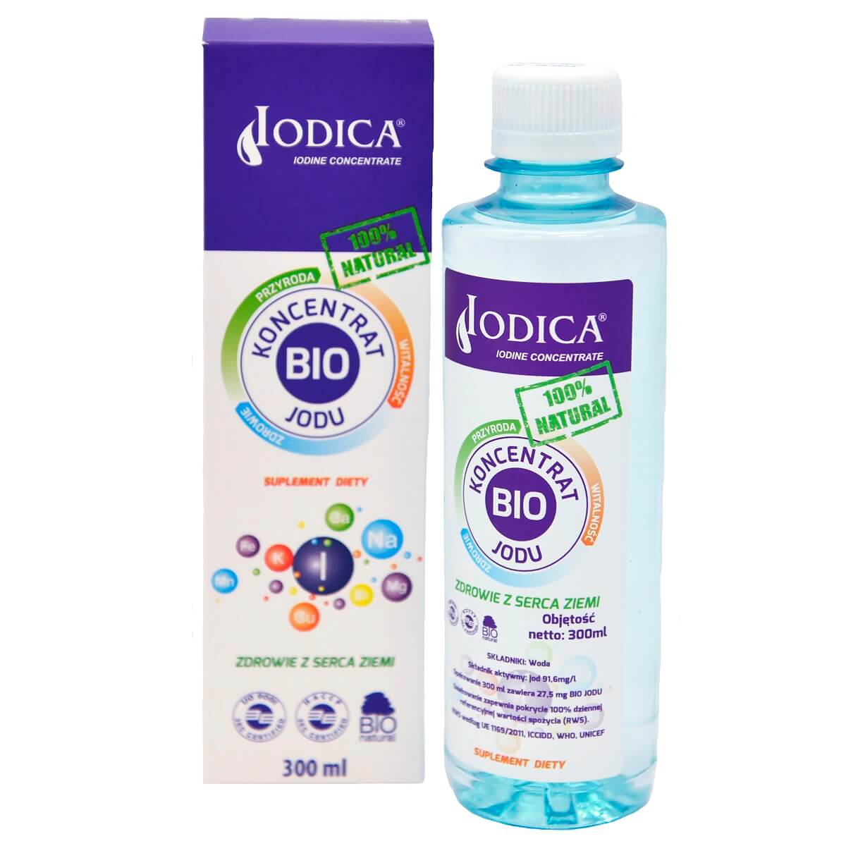 Concentré d'iode liquide naturel 300ml IODICA