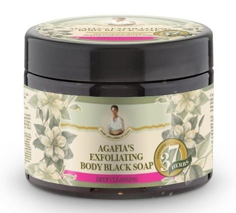 Savon corps exfoliant à base de savon noir 300 ml - AGAFI