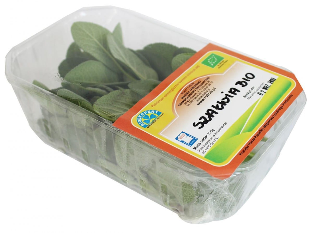 Sauge fraîche bio (polonaise) (environ 50 g)