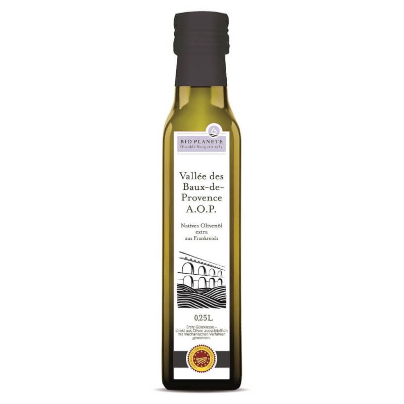 Huile d'olive vierge extra de la vallée des baux - de - provence aop BIO 250 ml - BIO PLANETE