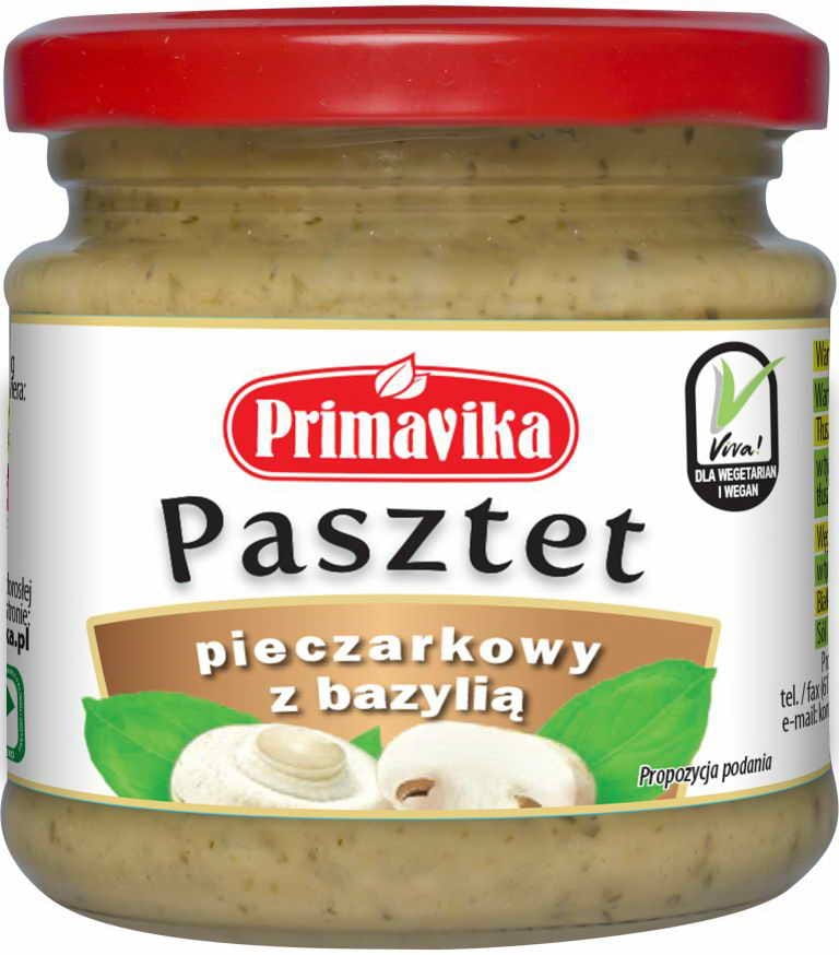 Pâté de champignons au basilic 160 g PRIMAVIKA