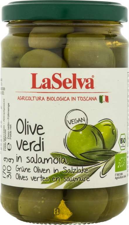 Olives vertes en saumure BIO 310 g LASELVA