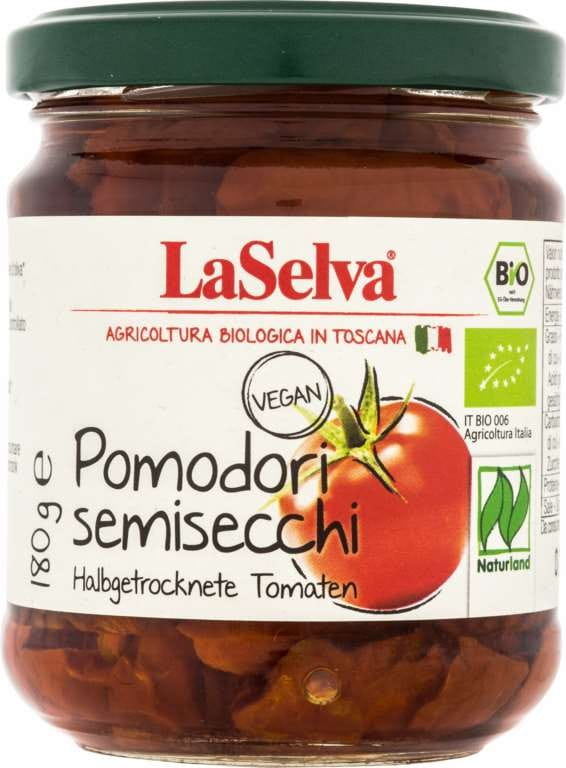 Tomates séchées à l'huile d'olive BIO 180 g LASELVA