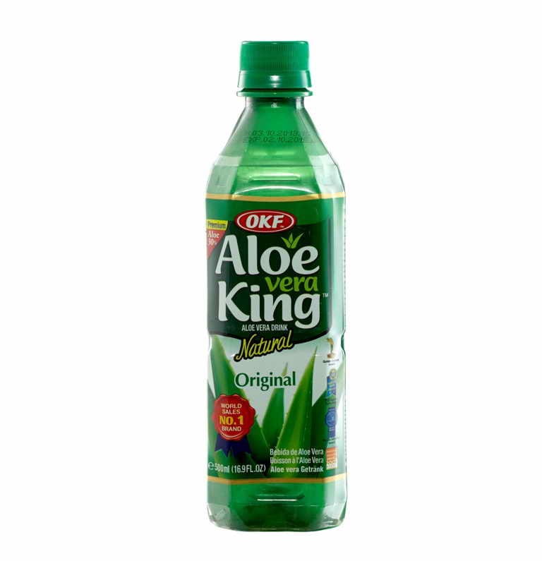 Boisson aux particules d'aloès 500 ml OKF ALOE VERA KING