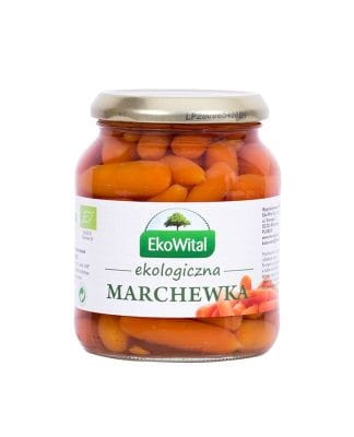 Carottes en saumure BIO 340 g / 215 g EKOWITAL